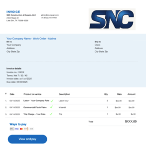 invoice template